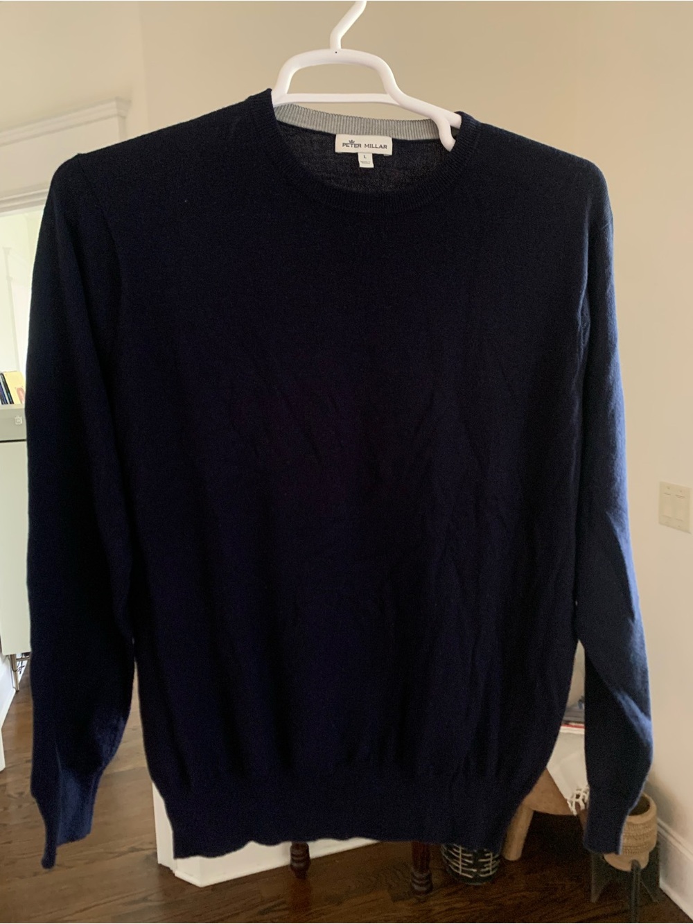 Peter Millar Navy Blue Crewneck Pullover